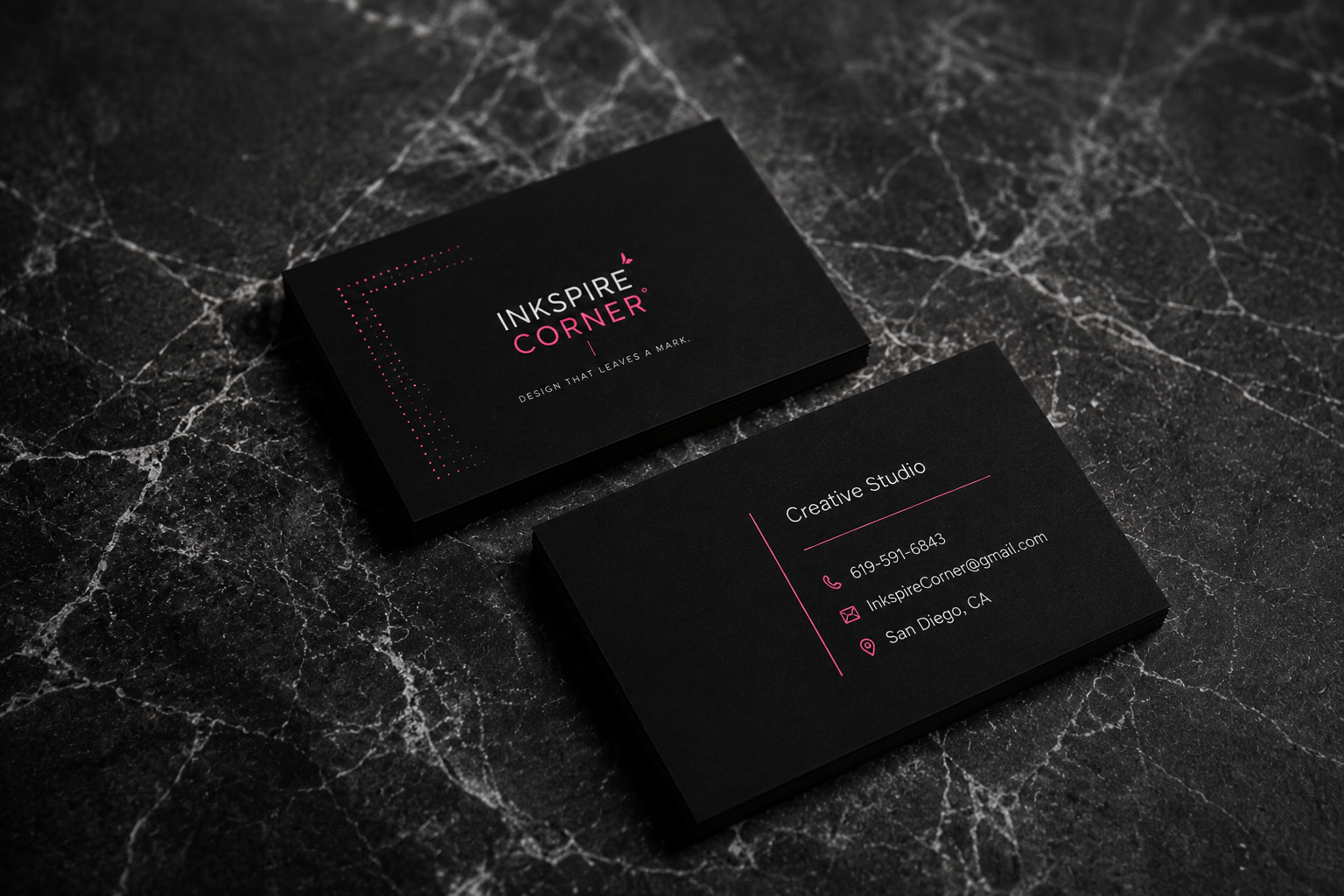 Basic business card mockup
